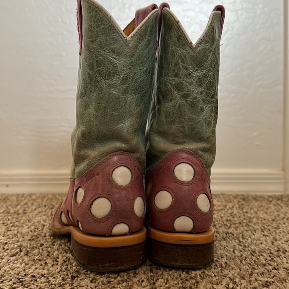 Little Miss Dotty Cowgirl Tin Haul Western Kid Boots - Picture 4 of 6